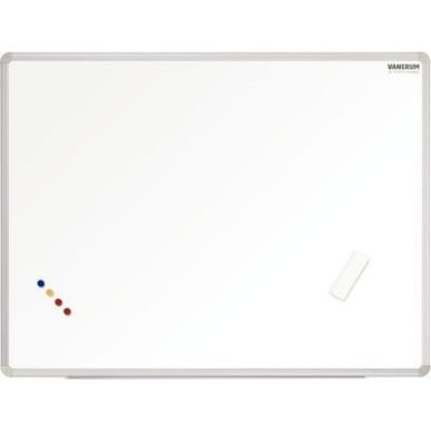 Achetez Tableau Blanc émaillé magnétique, cadre aluminium, Format : 60 x 90 cm pas cher sur Ma Re..