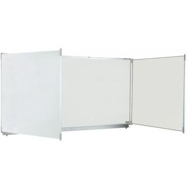 Achetez Tableau triptyque blanc émaillé 120x400 + auget 4900004 VANERUM pas cher sur Ma Rentrée S..