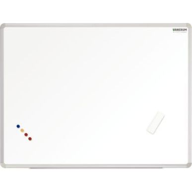 Achetez PERGAMY Tableau Blanc émaillé magnétique, cadre aluminium, Format : L150 x H100 cm pas ch..