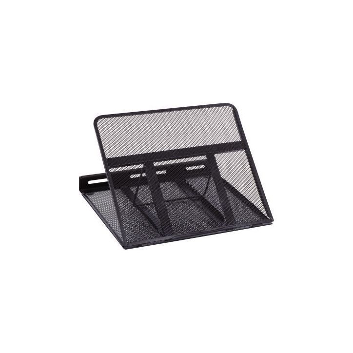 Support métal ventilé pour ordinateur portable Mesh noir 900619 ELAMI
