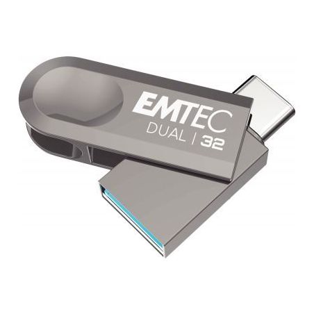 Achetez Clé USB 3.2 Emtec Dual 32 Go ECMMD32GD283 EMTEC pas cher sur Ma Rentrée Scolaire