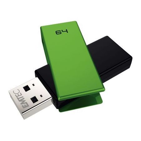 Achetez Clé USB Emtec Brick 2.0 C350 64 go vert ECMMD64GC352 EMTEC pas cher sur Ma Rentrée Scolair..
