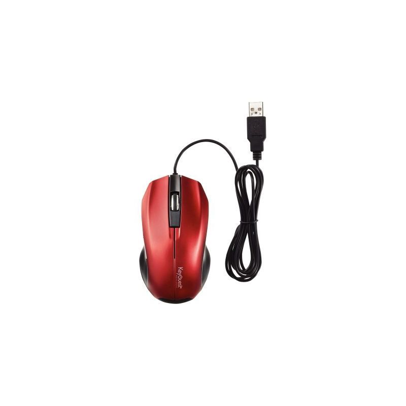 Achetez Souris optique filaire rouge KO018439 KEYOUEST pas cher sur Ma Rentrée Scolaire