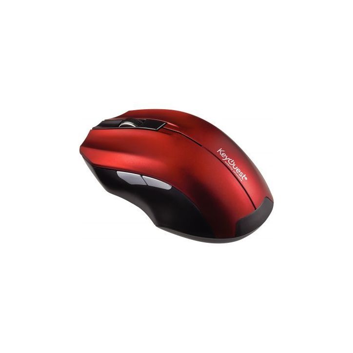 Souris optique Office Keyouest sans fil rouge KO017722 KEYOUEST