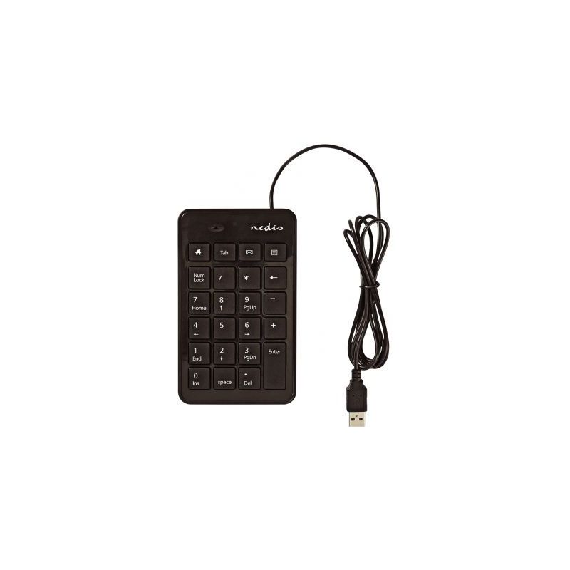 Achetez Pavé numérique USB filaire noir KBNM100BK NEDIS pas cher sur Ma Rentrée Scolaire Achetez Pavé numérique USB filaire noir KBNM100BK NEDIS pas cher sur Ma Rentrée Scolaire