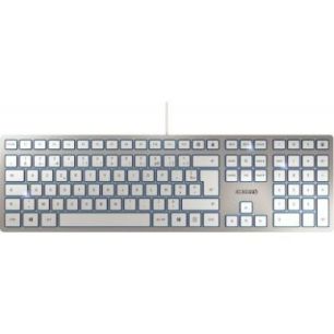 Achetez Clavier Cherry KC6000  slim silver 925539 CHERRY pas cher sur Ma Rentrée Scolaire