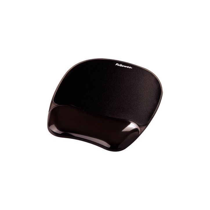 Tapis souris Crystal gel noir 9112101 FELLOWES