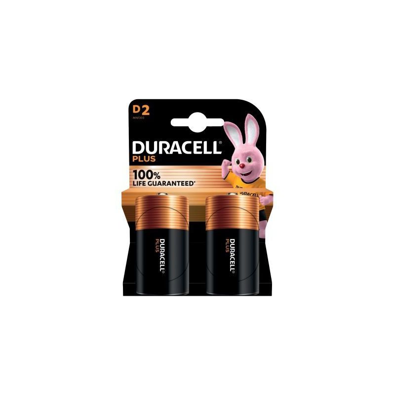 Achetez Blister 2 piles 1,5V Plus D / LR20 5000394141988 DURACELL pas cher sur Ma Rentrée Scolaire