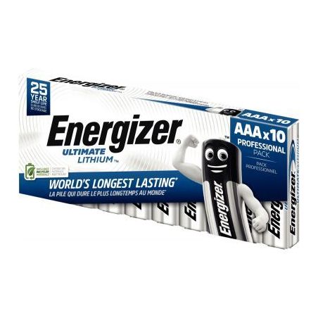 Achetez Paquet 10 piles 1,5V Ultimate Lithium AAA 7638900343533 ENERGIZER pas cher sur Ma Rentrée S..