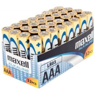 Achetez Paquet de 32 piles alcaline maxel LR03 AAA 790260.04.CN pas cher sur Ma Rentrée Scolaire