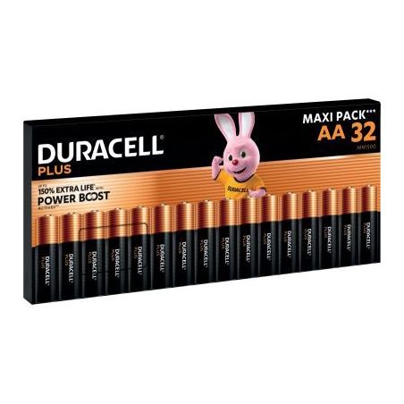 Achetez Boite 32 piles 1.5V PLUS POWERBOOST AA / LR06 / MN1500 5000394176577 DURACELL pas cher sur M..
