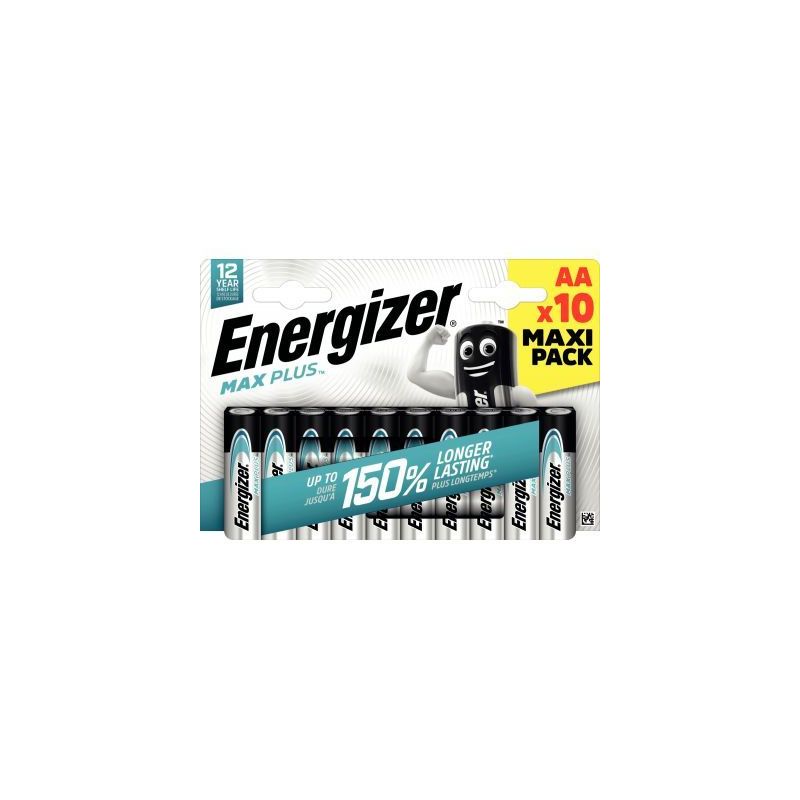 Achetez Blister 10 piles 1,5V Max Plus AA / LR06 7638900437379 ENERGIZER pas cher sur Ma Rentrée Sc..