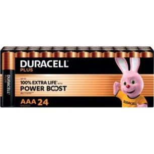 Achetez Boite 24 piles 1.5V PLUS POWERBOOST AAA / LR03 / MN2400 5000394178922 DURACELL pas cher sur ..