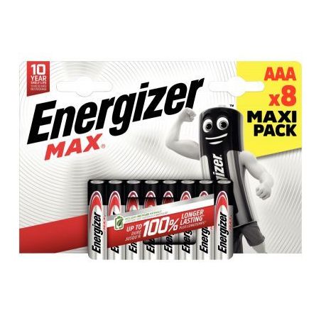 Achetez Blister de 8 piles 1.5V Max AAA 7638900437980 ENERGIZER pas cher sur Ma Rentrée Scolaire