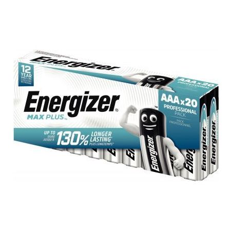 Achetez Blister 20 piles 1,5V Max Plus AAA 7638900423174 ENERGIZER pas cher sur Ma Rentrée Scolaire