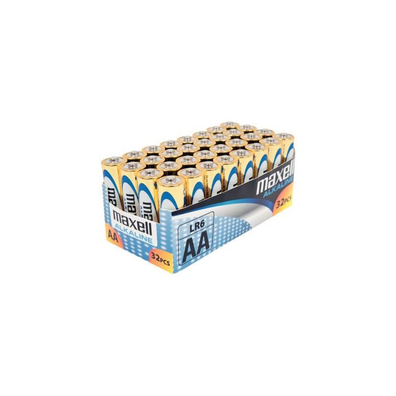 Achetez Paquet de 32 piles Alcaline Maxel LR06 AA 790261.04.CN pas cher sur Ma Rentrée Scolaire Achetez Paquet de 32 piles Alcaline Maxel LR06 AA 790261.04.CN pas cher sur Ma Rentrée Scolaire
