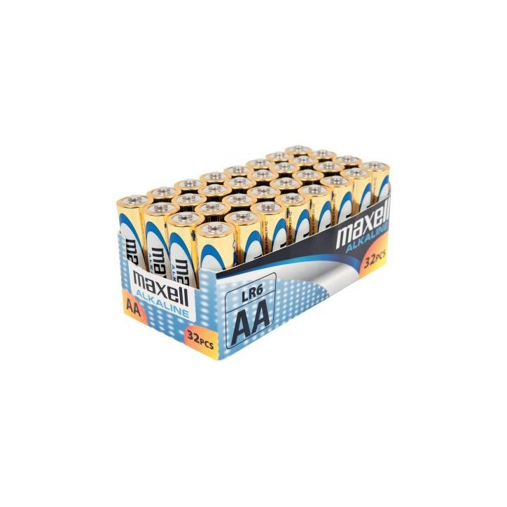 Paquet de 32 piles Alcaline Maxel LR06 AA 790261.04.CN