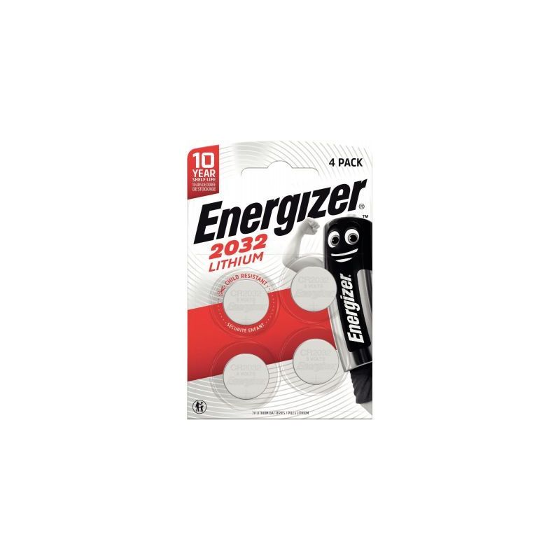 Achetez Blister de 4 piles lithium 3V CR2032 7638900450361 ENERGIZER pas cher sur Ma Rentrée Scolai..