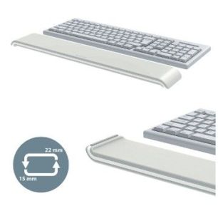 Repose-poignet ajustable pour clavier Ergo Cosy gris 65240085 LEITZ