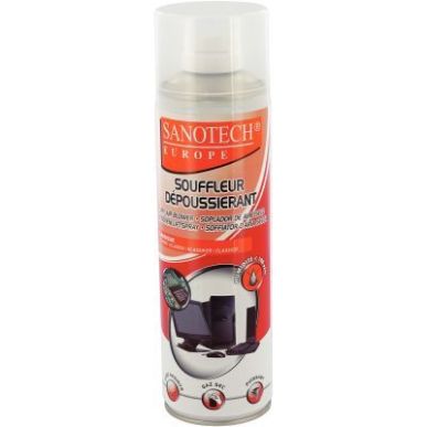 Achetez Aérosol de gaz dépoussiérant 400gr gros débit ST0015G SANOTECH pas cher sur Ma Rentrée ..