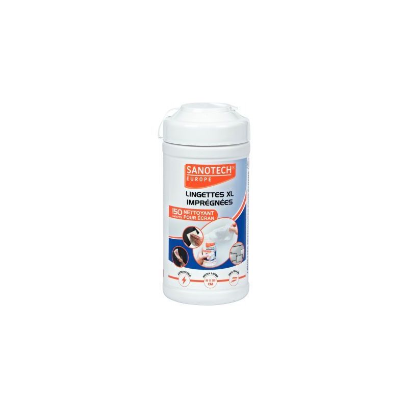 Achetez Boite de 150 grandes lingettes nettoyantes ST0191 SANOTECH pas cher sur Ma Rentrée Scolaire Achetez Boite de 150 grandes lingettes nettoyantes ST0191 SANOTECH pas cher sur Ma Rentrée Scolaire