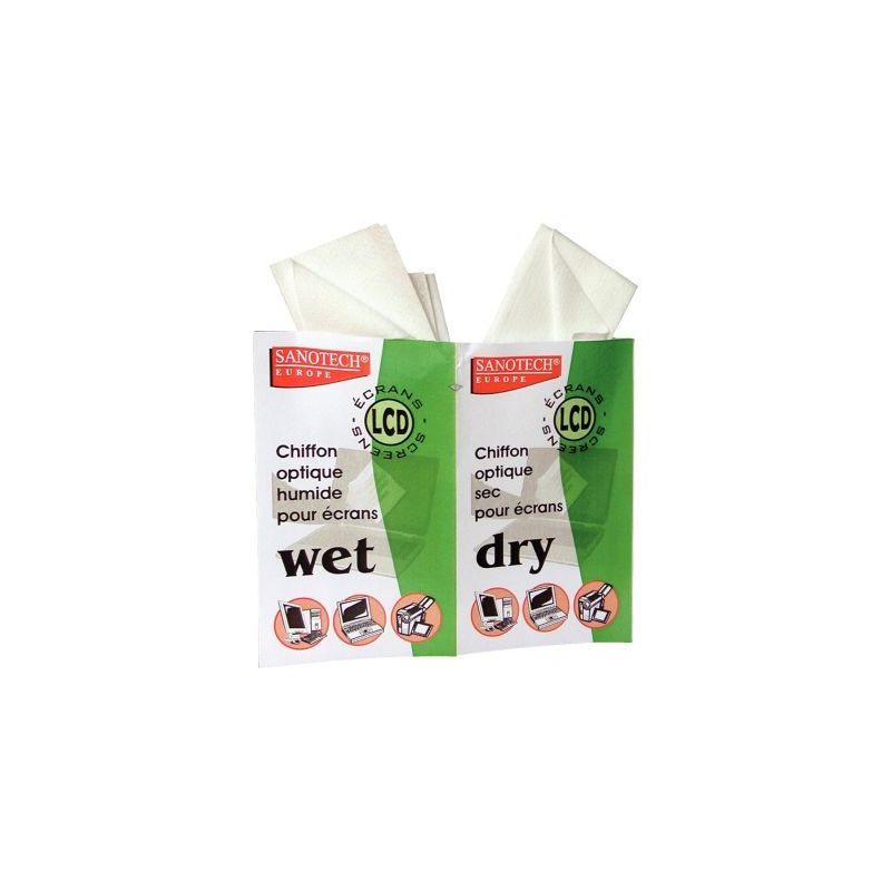 Achetez Sachet de 24 lingettes nettoyantes pour écran ST0165E SANOTECH pas cher sur Ma Rentrée Sco.. Achetez Sachet de 24 lingettes nettoyantes pour écran ST0165E SANOTECH pas cher sur Ma Rentrée Sco..