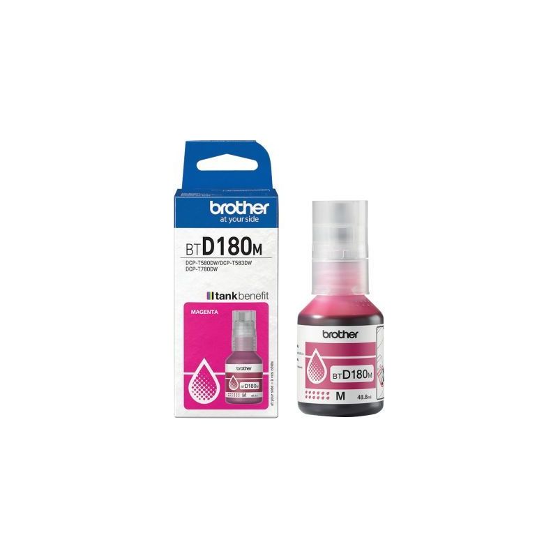 Achetez Brother BTD180 bouteille jet d'encre magenta authentique (BTD180M) BTD180 BRSPIBTD180M BROTH.. Achetez Brother BTD180 bouteille jet d'encre magenta authentique (BTD180M) BTD180 BRSPIBTD180M BROTH..