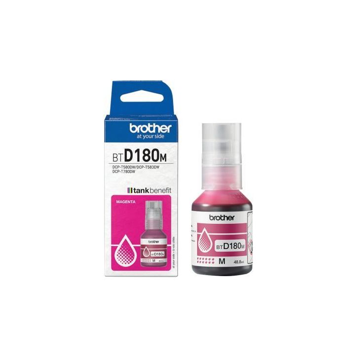Brother BTD180 bouteille jet d'encre magenta authentique (BTD180M) BTD180 BRSPIBTD180M BROTHER