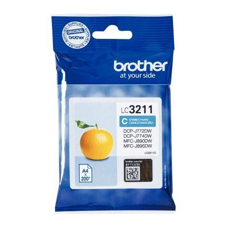 Achetez Cartouche encre à la marque Brother LC3211C cyan Orange LC3211C BROTHER pas cher sur Ma Ren..