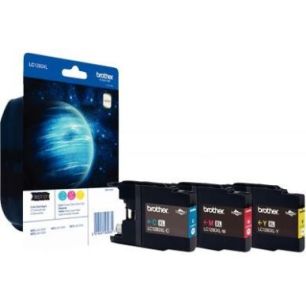 Achetez Brother NEPTUNE lot 3 cartouches encre cyan, magenta, jaune haute capacité authentique LC12..