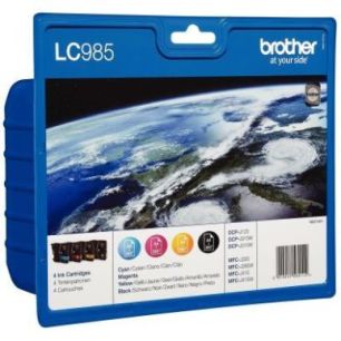 BROTHER Value pack Jet d'encre couleur LC985VALBP BROTHER Value pack Jet d'encre couleur LC985VALBP