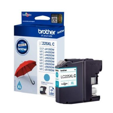 Achetez Cartouche jet d'encre à la marque Brother LC225 cyan haute capacité Parapluie LC225XLC BRO..