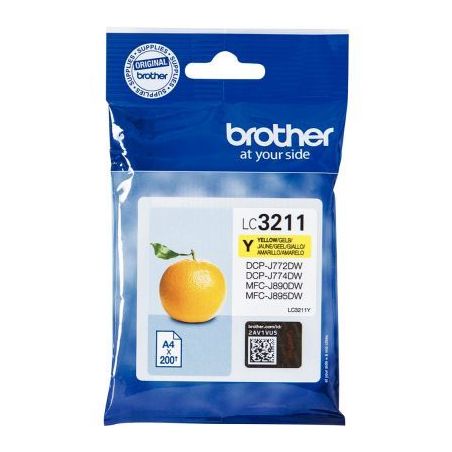 Achetez Cartouche encre à la marque Brother LC3211Y jaune Orange LC3211Y BROTHER pas cher sur Ma Re..