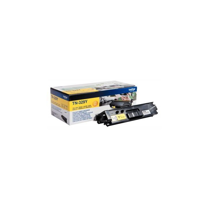 Toner à la marque Brother TN329Y jaune très haute capacité BRSPLTN329Y BROTHER