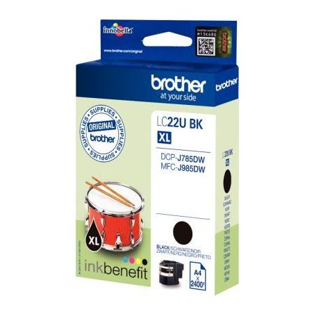 Achetez Cartouche jet d'encre à la marque Brother LC22UBK noir ultra haute capacité Tambour LC22UB..