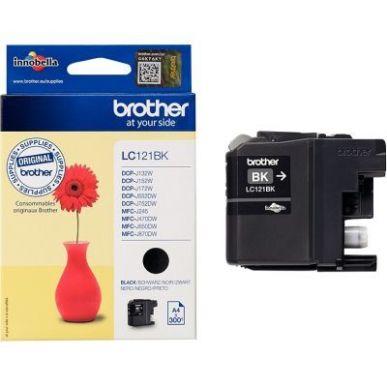 Achetez Cartouche jet d'encre à la marque Brother LC121 noir Marguerite rouge BRSPILC121BK BROTHER ..