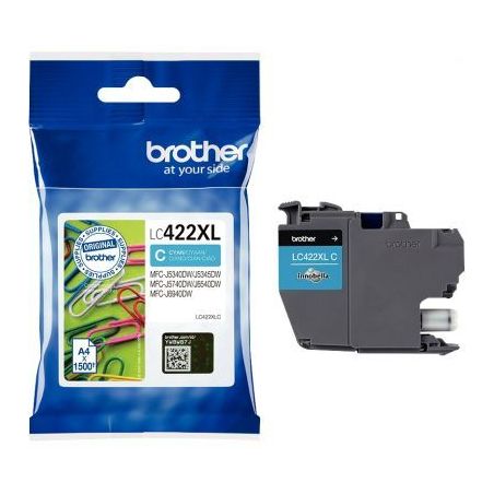 Achetez Cartouche d'encre Brother LC422XLC cyan haute capacité à la marque Trombone LC422XLC BROTH..