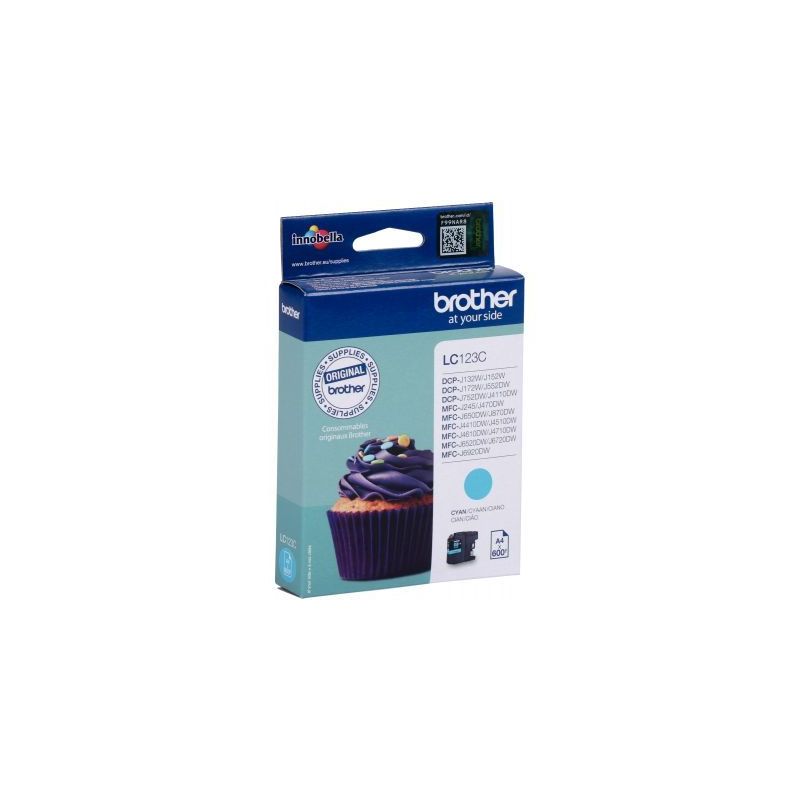 Achetez BROTHER Cartouche Jet d'encre Cyan LC123C pas cher sur Ma Rentrée Scolaire