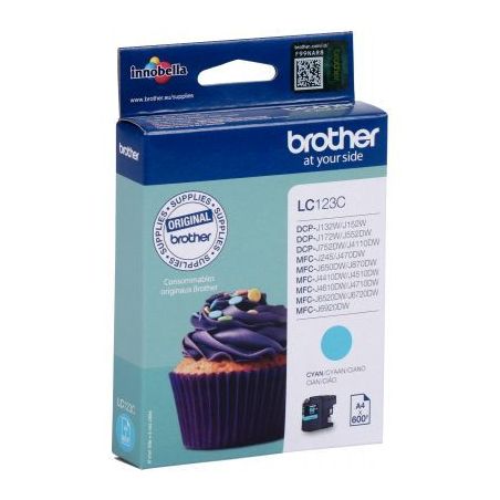 Achetez BROTHER Cartouche Jet d'encre Cyan LC123C pas cher sur Ma Rentrée Scolaire