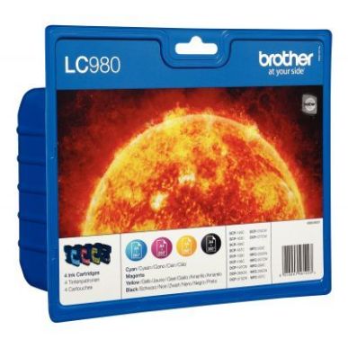 Achetez Lot de 4 cartouches jet d'encre à la marque Brother LC980VALBP noir cyan magenta et jaune S..