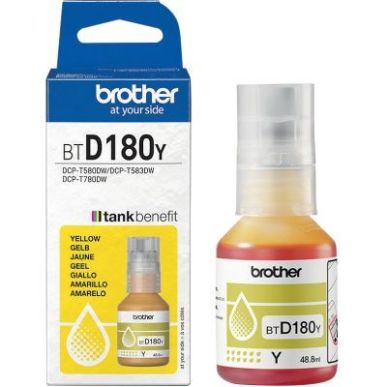 Achetez Brother BTD180 bouteille jet d'encre jaune authentique (BTD180J) BTD180 BRSPIBTD180Y BROTHER..