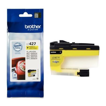 Achetez Cartouche d'encre Brother LC427Y jaune à la marque Téléphone LC427Y BROTHER pas cher sur ..