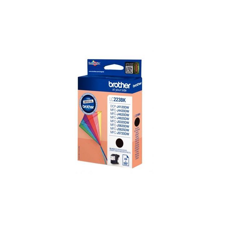 BROTHER Cartouche Jet d'encre Noire LC223BK