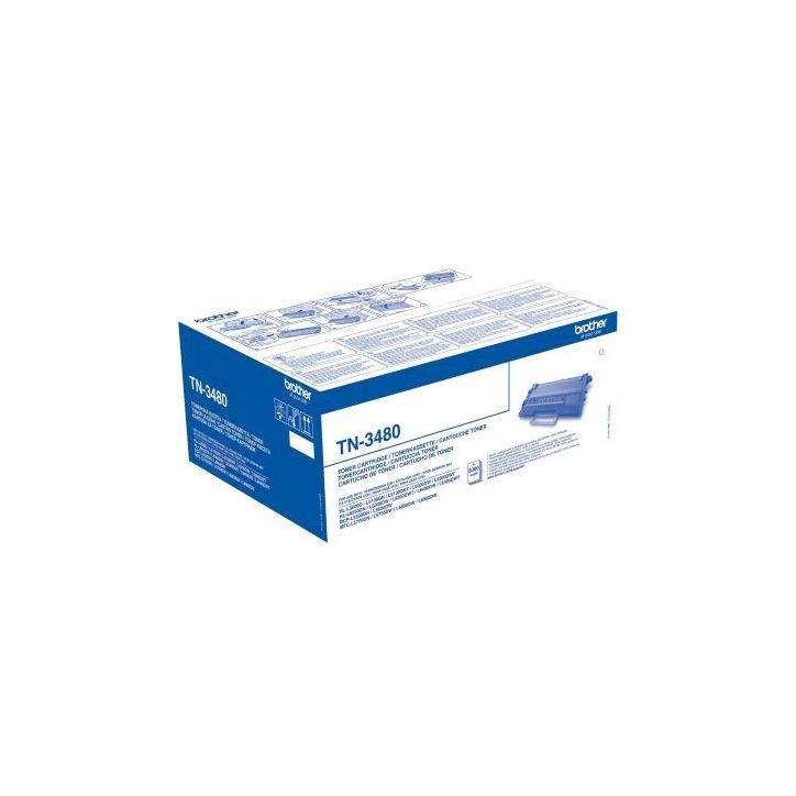 Brother TN3480P toner laser noir haute capacité authentique TN3480P BRSPLTN3480P BROTHER