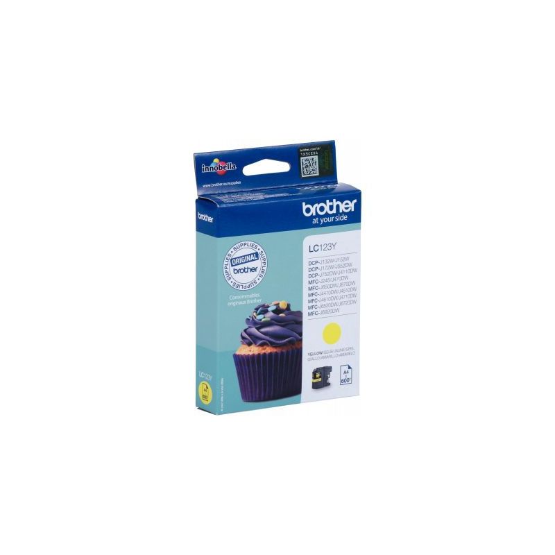 Achetez BROTHER Cartouche Jet d'encre Jaune LC123Y pas cher sur Ma Rentrée Scolaire Achetez BROTHER Cartouche Jet d'encre Jaune LC123Y pas cher sur Ma Rentrée Scolaire