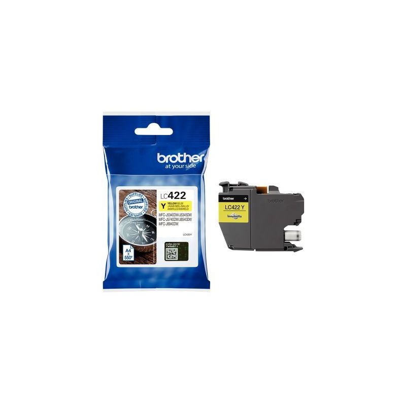 Achetez Cartouche d'encre Brother LC422Y jaune à la marque Boussole LC422Y BROTHER pas cher sur Ma .. Achetez Cartouche d'encre Brother LC422Y jaune à la marque Boussole LC422Y BROTHER pas cher sur Ma ..