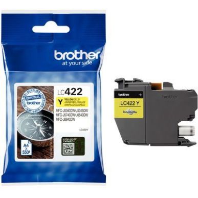 Achetez Cartouche d'encre Brother LC422Y jaune à la marque Boussole LC422Y BROTHER pas cher sur Ma ..