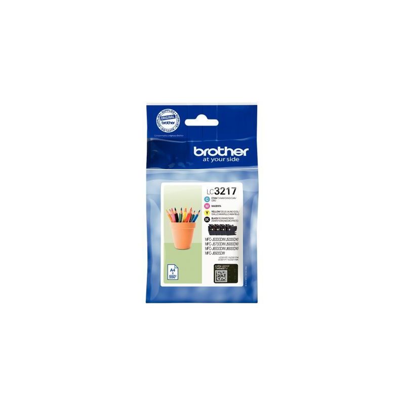 Achetez Brother POT pack de 4 cartouches jet d'encre noire, cyan, magenta et jaune authentique (LC32.. Achetez Brother POT pack de 4 cartouches jet d'encre noire, cyan, magenta et jaune authentique (LC32..