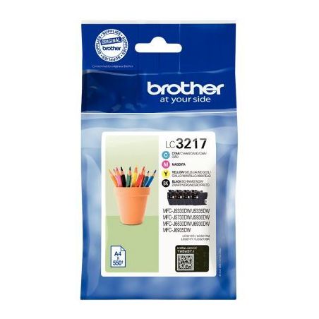 Achetez Brother POT pack de 4 cartouches jet d'encre noire, cyan, magenta et jaune authentique (LC32..