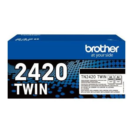 Achetez Lot de 2 toners Brother TN2420 TWIN noir à la marque TN2420TWIN BROTHER pas cher sur Ma Ren..